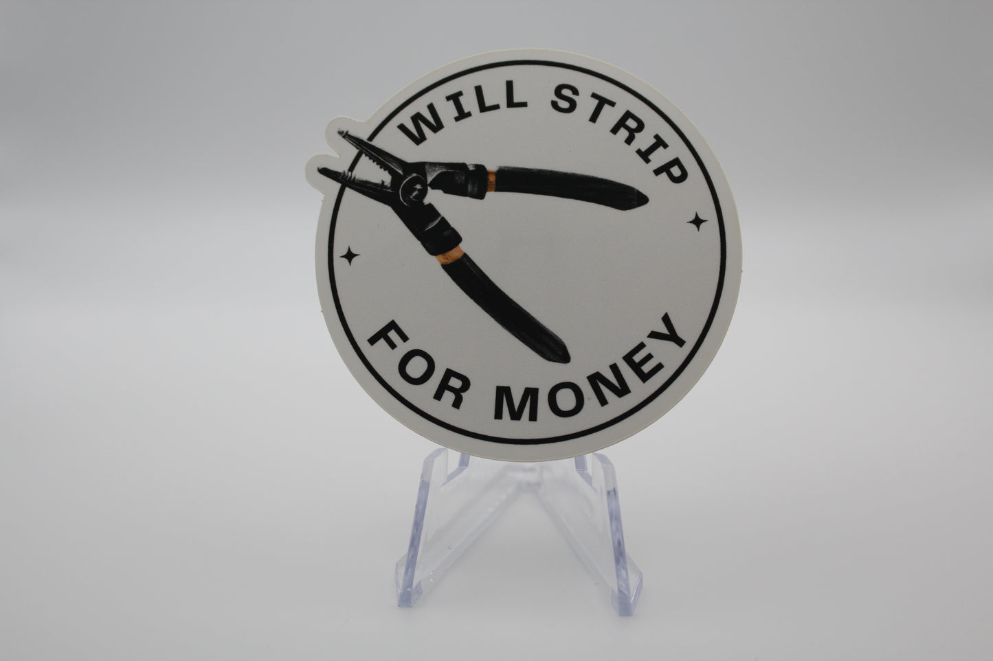 Electrician sticker blue collar jokes tool pun
