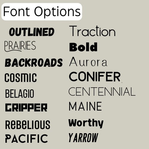 Banner shaped custom sticker