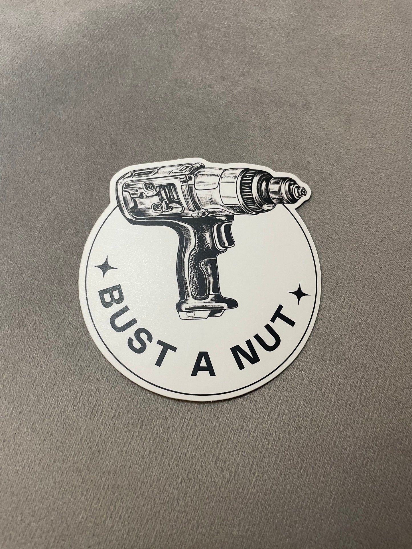 Hard hat sticker Impact drill funny stickers for hard hats