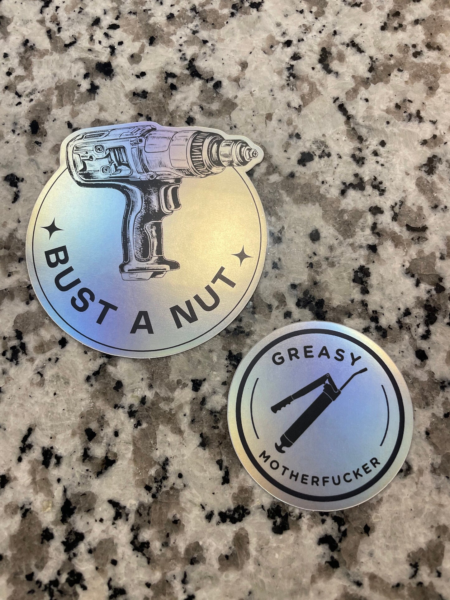 Holographic Hard hat sticker Pack
