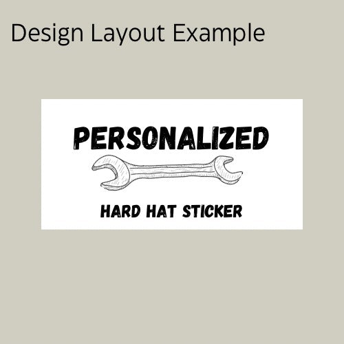 Rectangle shaped custom sticker