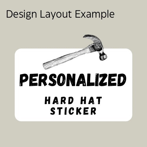 Rounded rectangle shaped custom sticker
