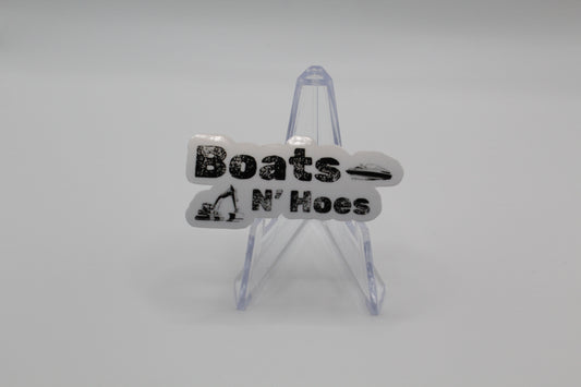Boats and Hoes sticker