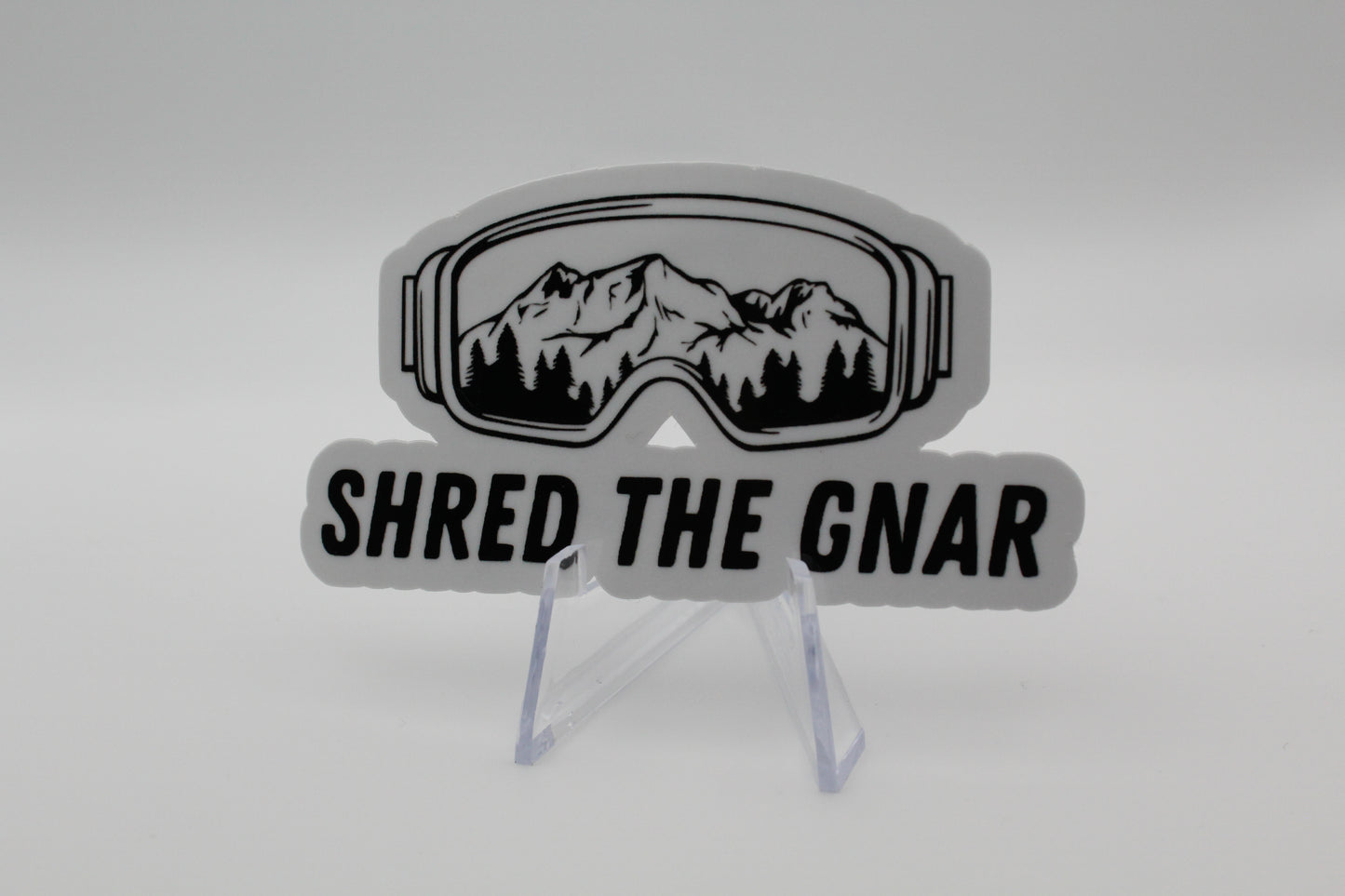Snowboarding sticker