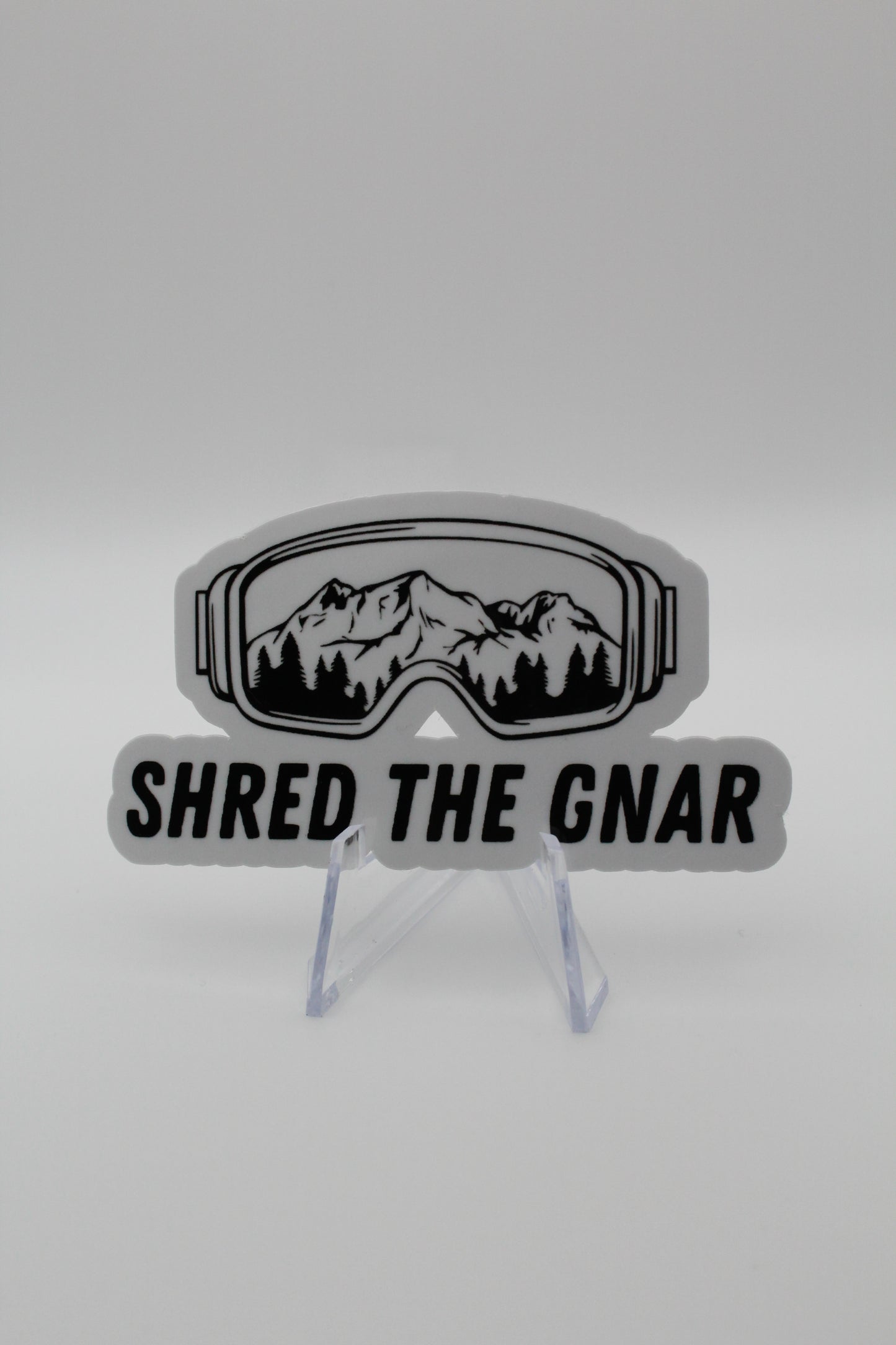 Snowboarding sticker