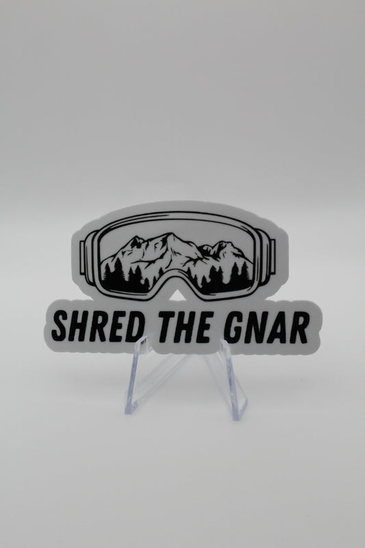 Snowboarding sticker