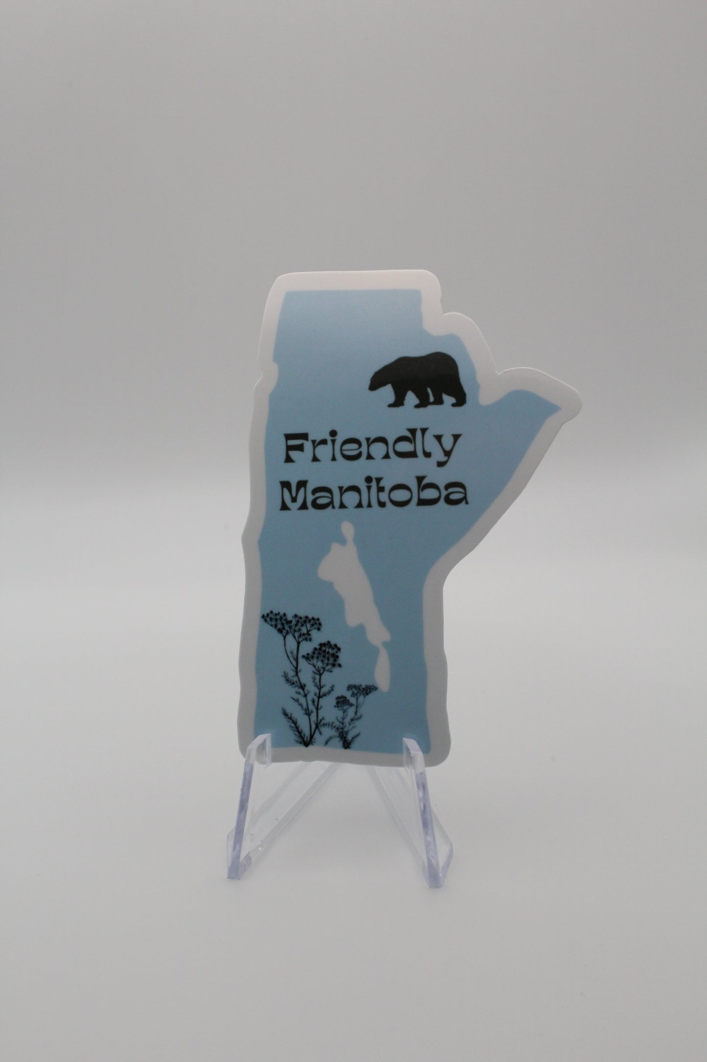 Manitoba map sticker