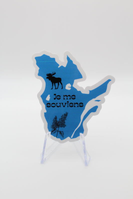 Quebec map sticker