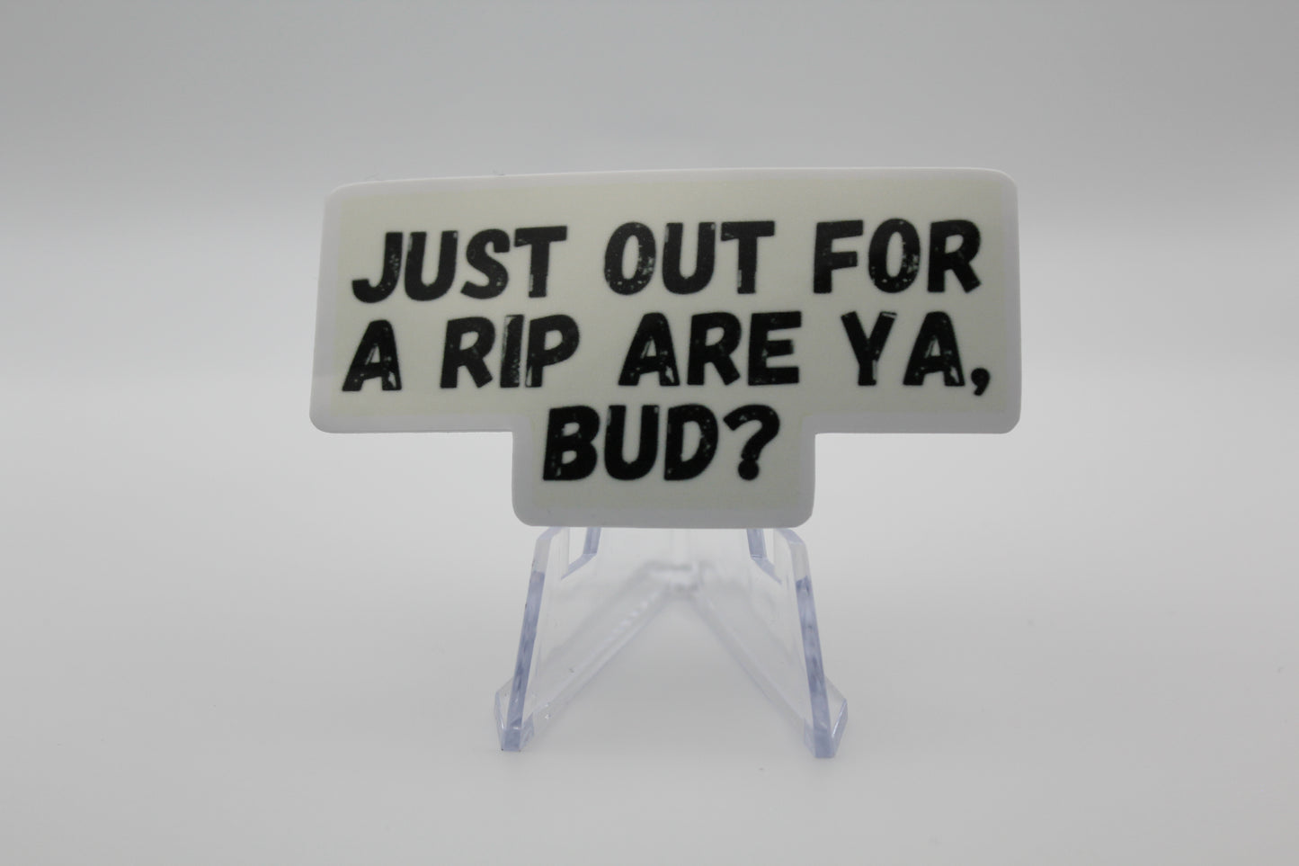 Out for a rip sticker