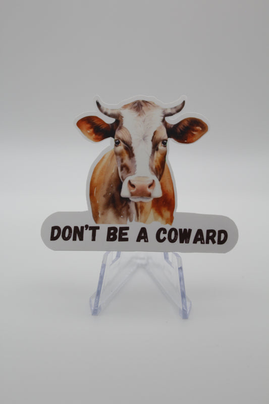 Coward sticker