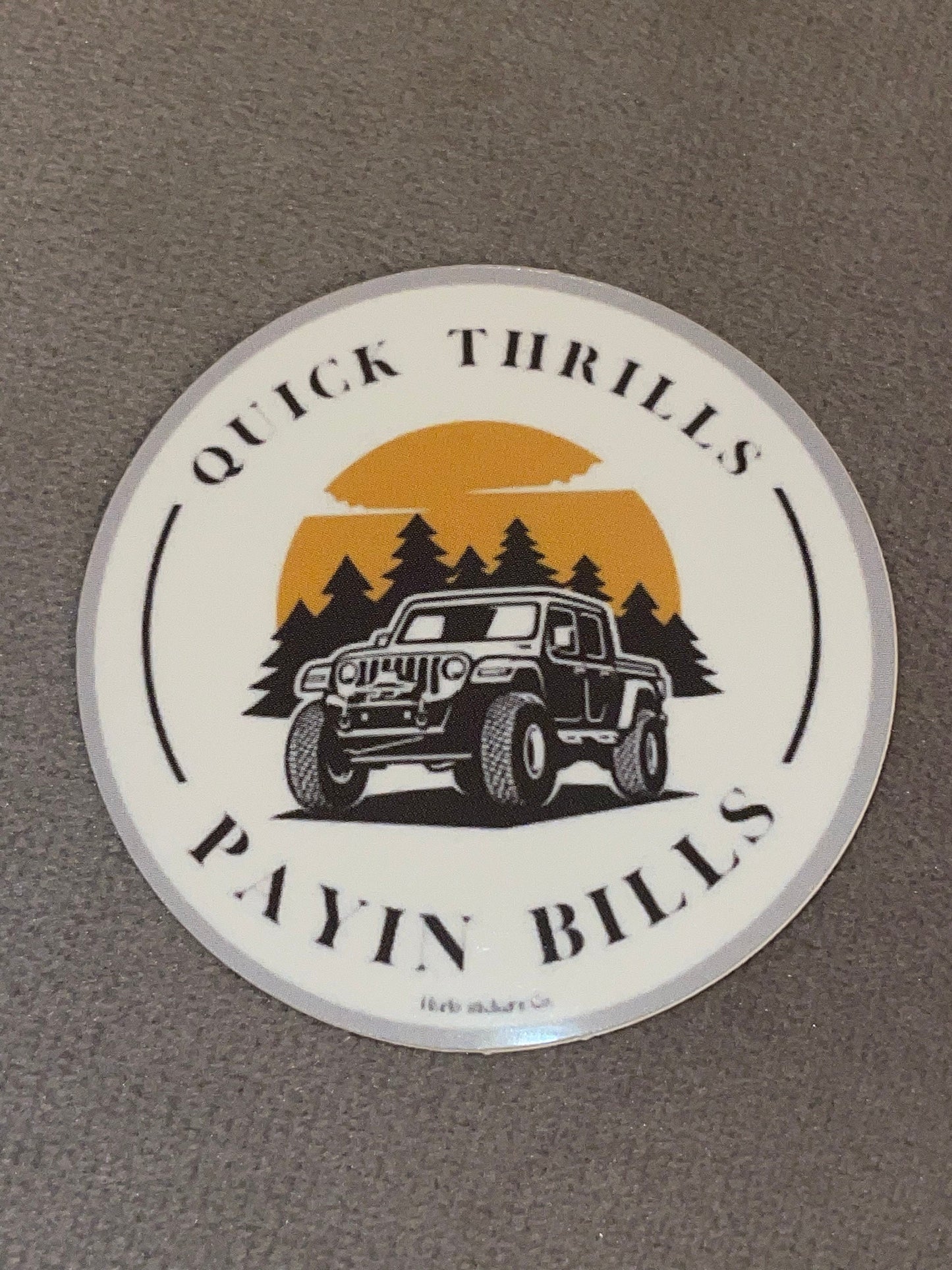 Hard hat sticker Jeep off-roading sticker for feild workers