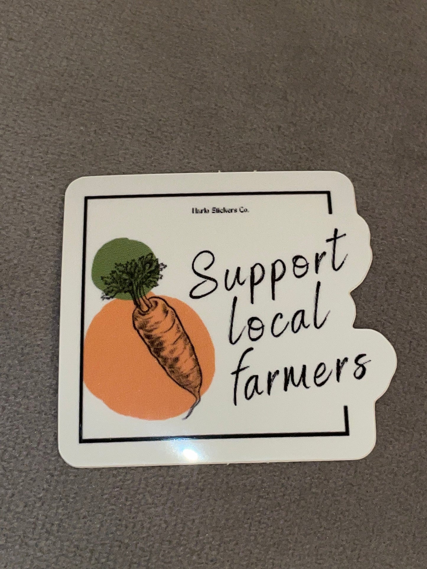 Support Local Farmers Sticker Shop local stickers support local business