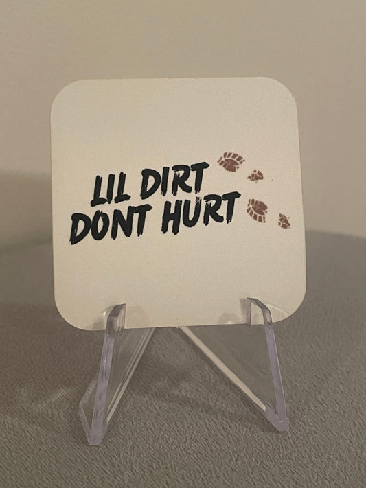 Hard hat sticker muddy boot sticker for feild workers