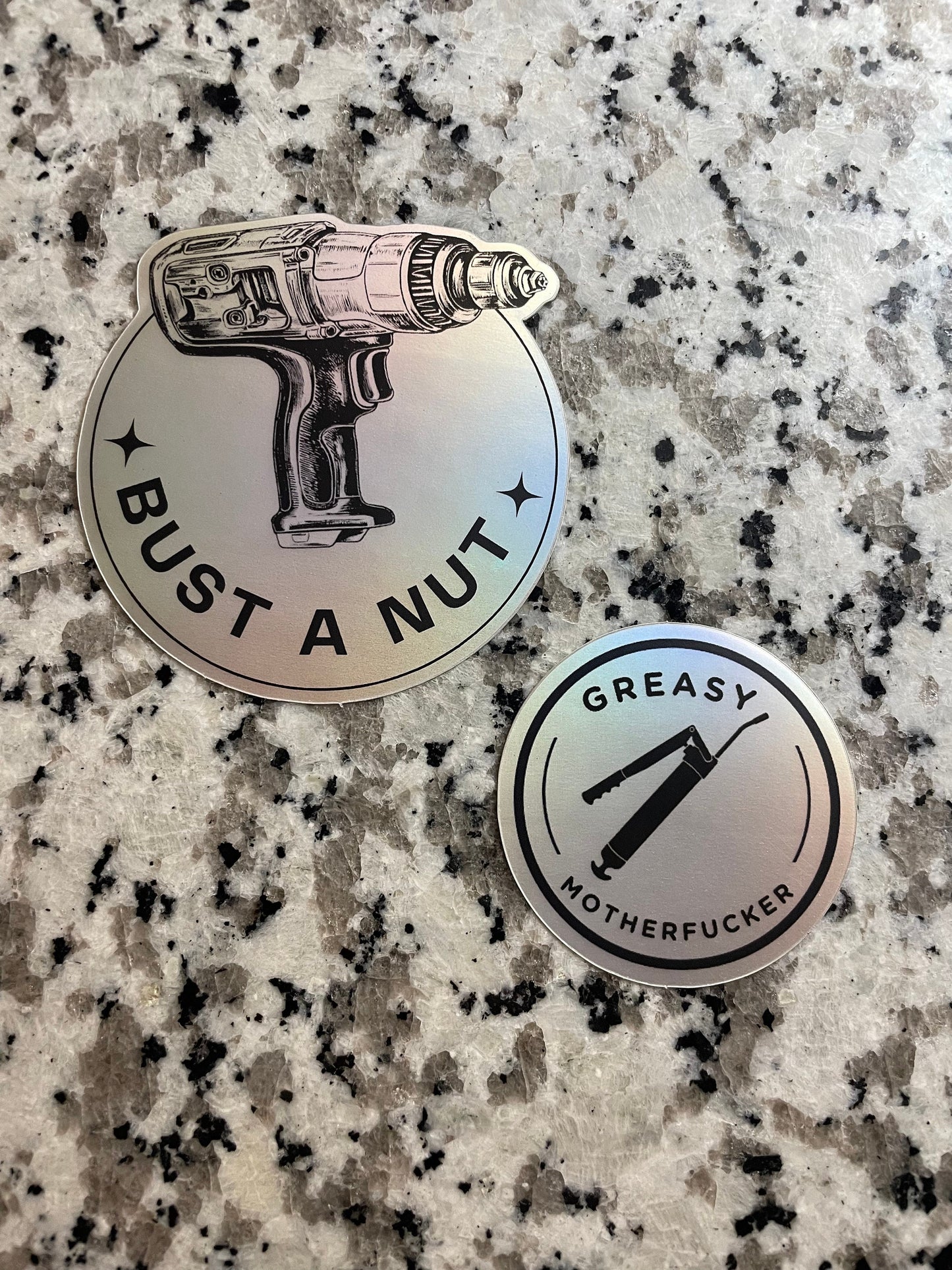 Holographic Hard hat sticker Pack